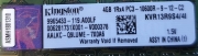Модуль памяти KINGSTON 4GB 1RX8 PC3L-12800U-1600MHZ (1X4GB) KVR16LE11S8/4L