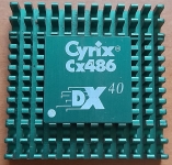 Ретро процессор Cyrix Cx486 Dx40